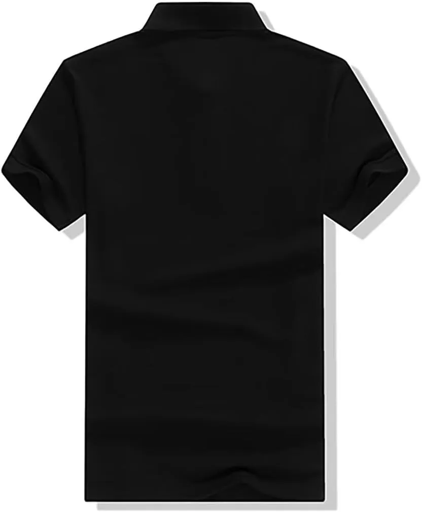 Custom Polo Shirt for Men Women, Personalize Golf Polo Shirt with Text and Logo