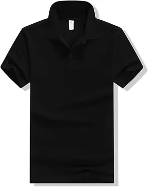 Custom Polo Shirt for Men Women, Personalize Golf Polo Shirt with Text and Logo