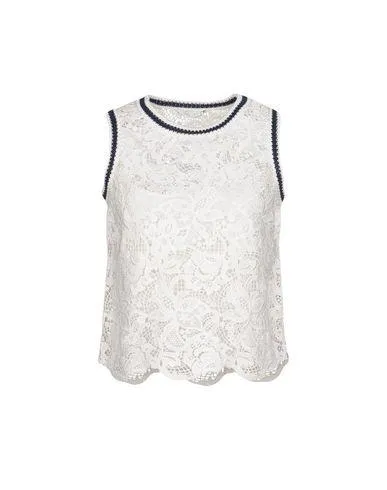 Ermanno Scervino Women Top Ivory 8 UK