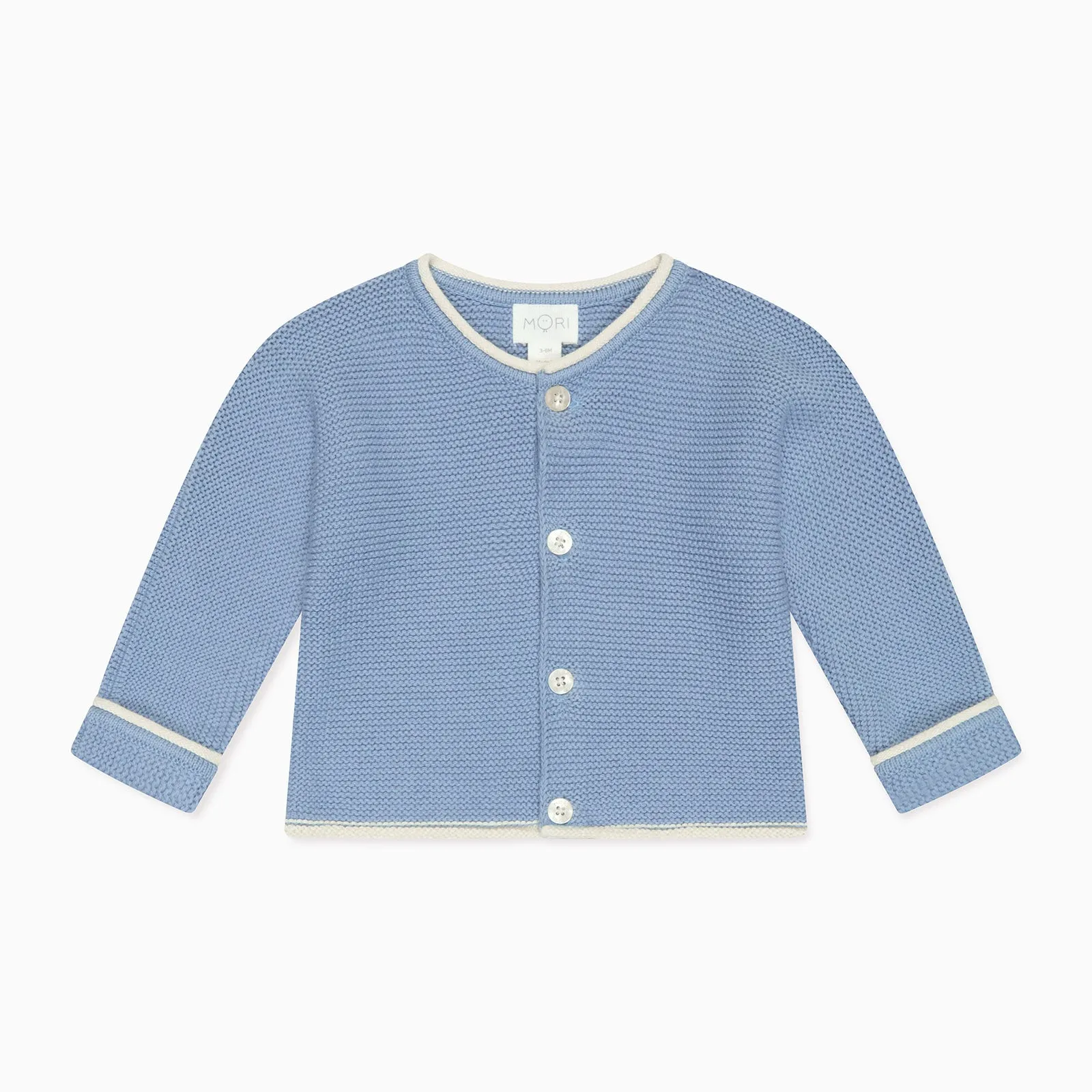 Garter Stitch Knitted Cardigan