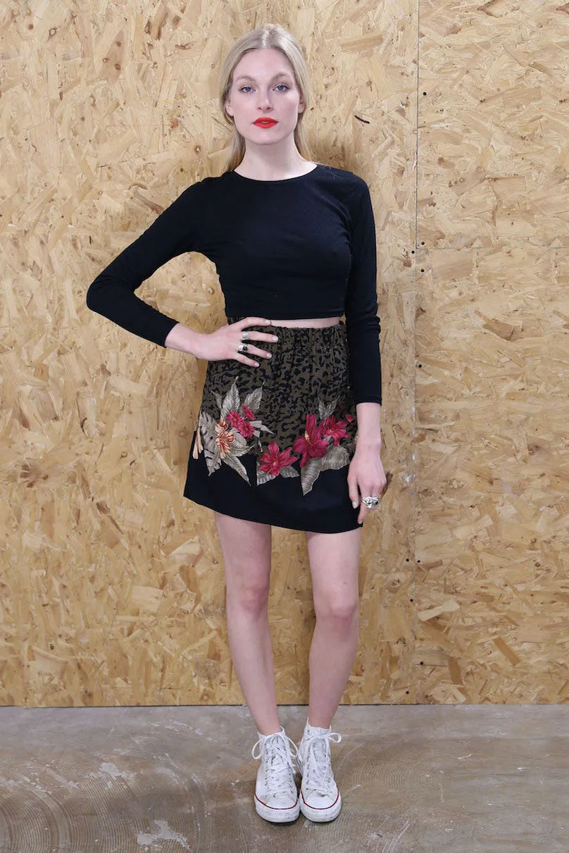 Hawaiian Floral Skirt
