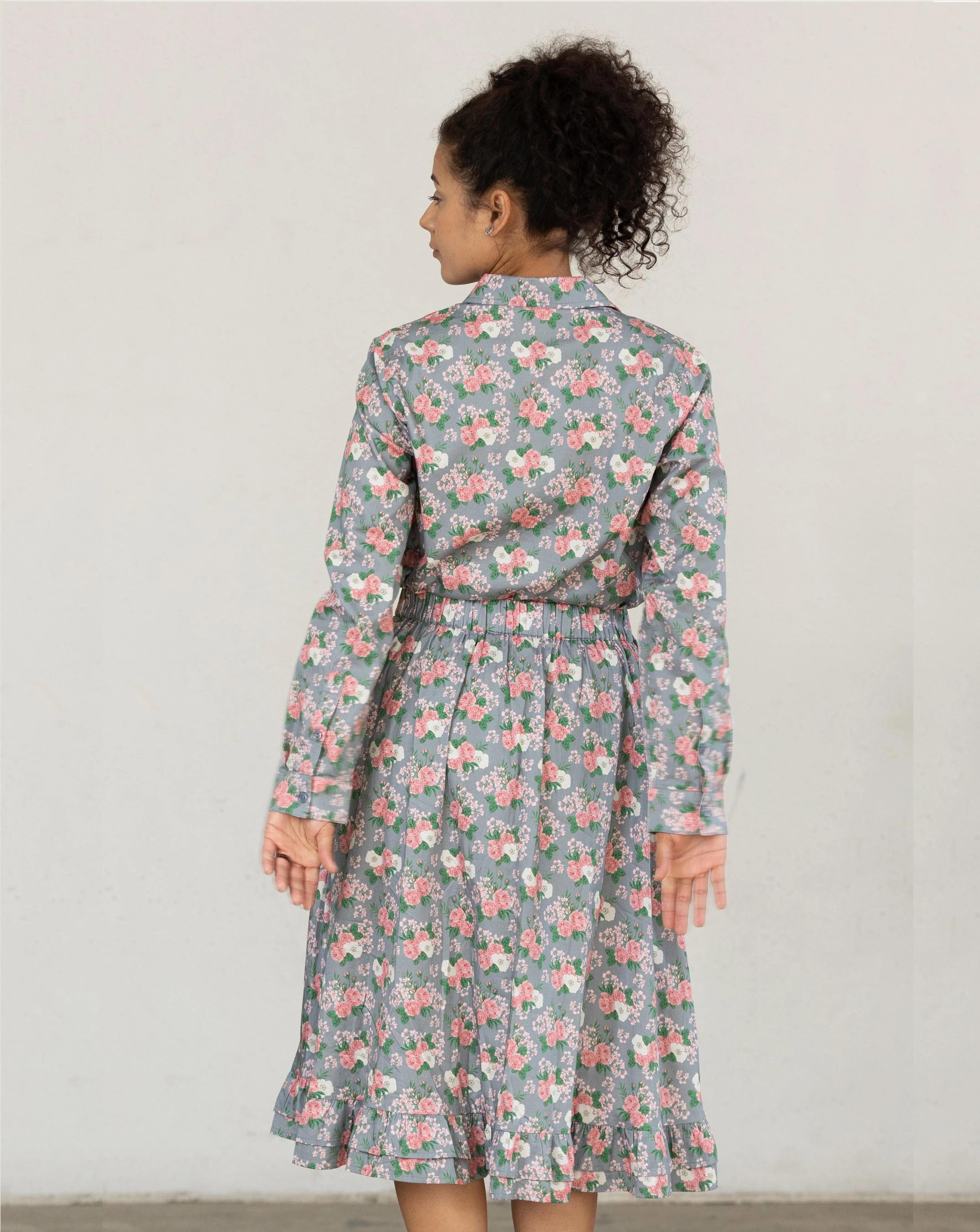 Jenny Fall Floral Printed Skirt