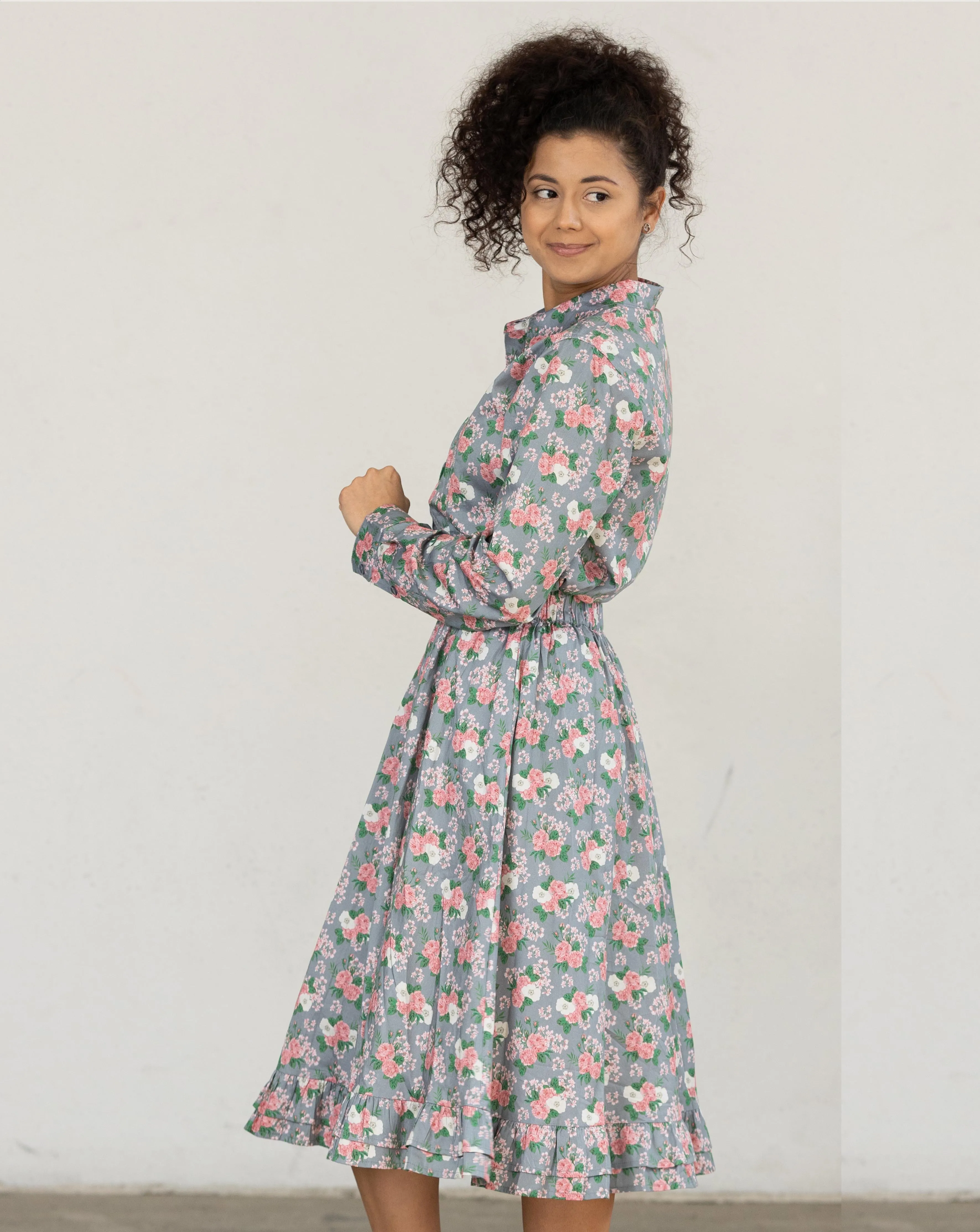 Jenny Fall Floral Printed Skirt