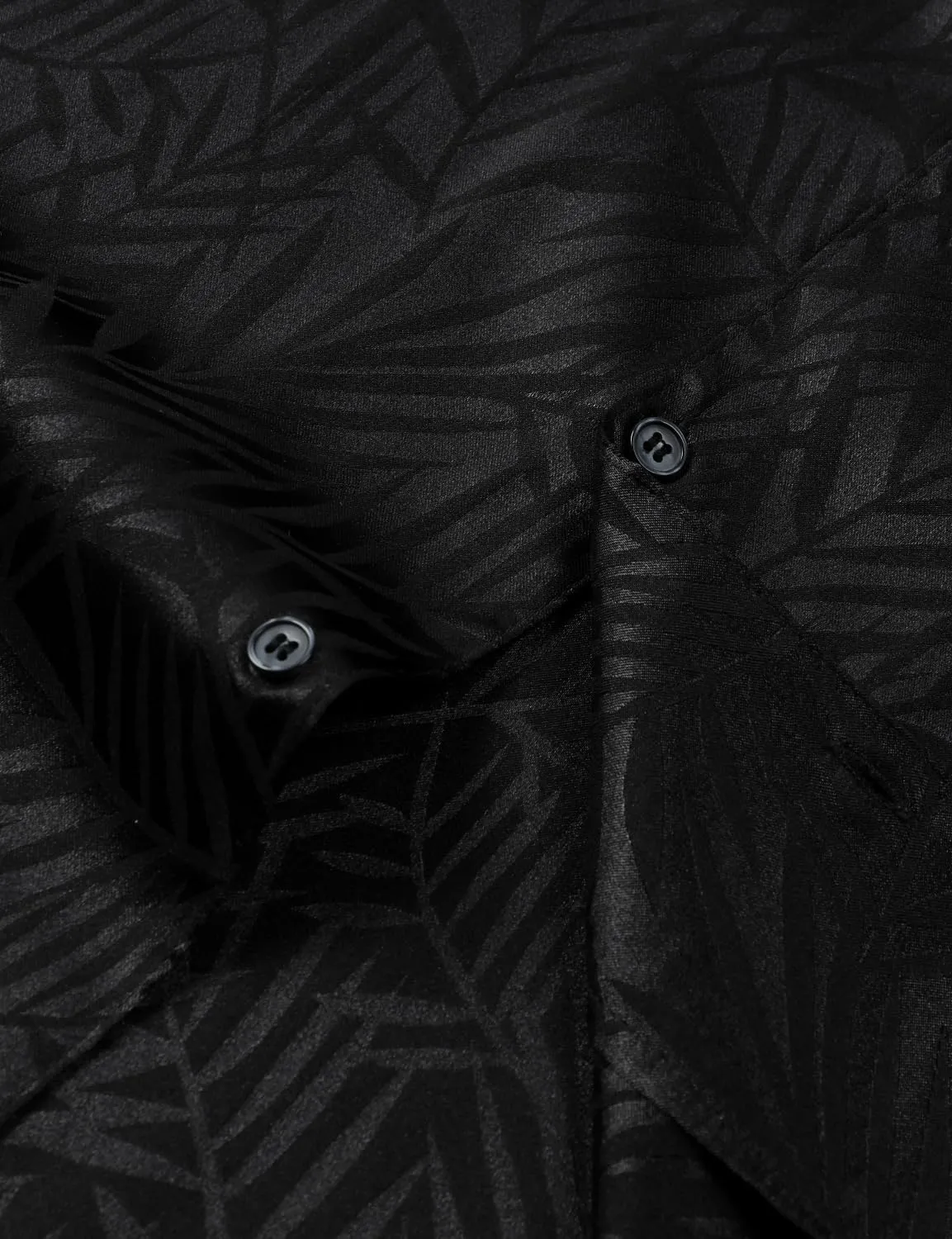 Mens Shiny Satin Silk-Like Designer Shirt Summer Regular Fit Short Sleeve Button Up Floral Shirt with Pocket