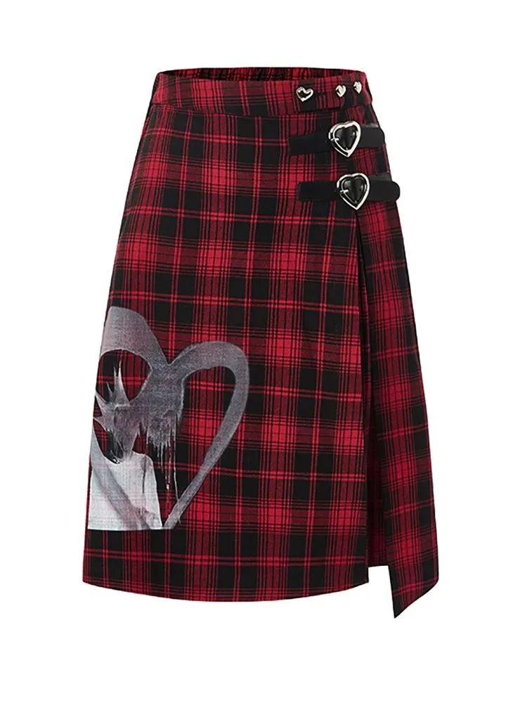 Plaid punk skirt【s0000006997】