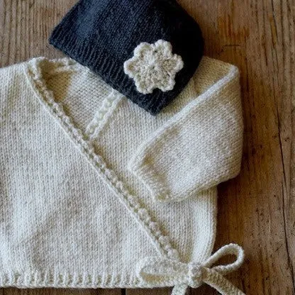 Sophia Wrap Cardi & Hat Knitting Pattern - 8Ply (BC73)