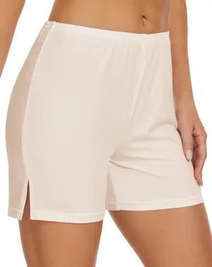 Subuteay Pettipants for Women Under Dress Side Slits Slip Shorts Loose Bloomers