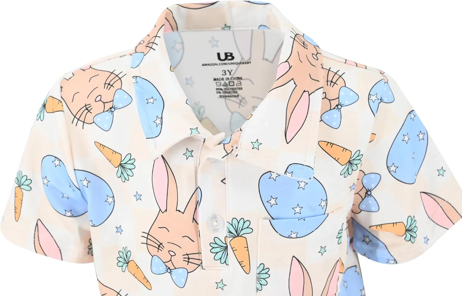 Unique Baby Short Sleeve Collared Boys Polo Shirt, Toddler Kids Polo Shirts