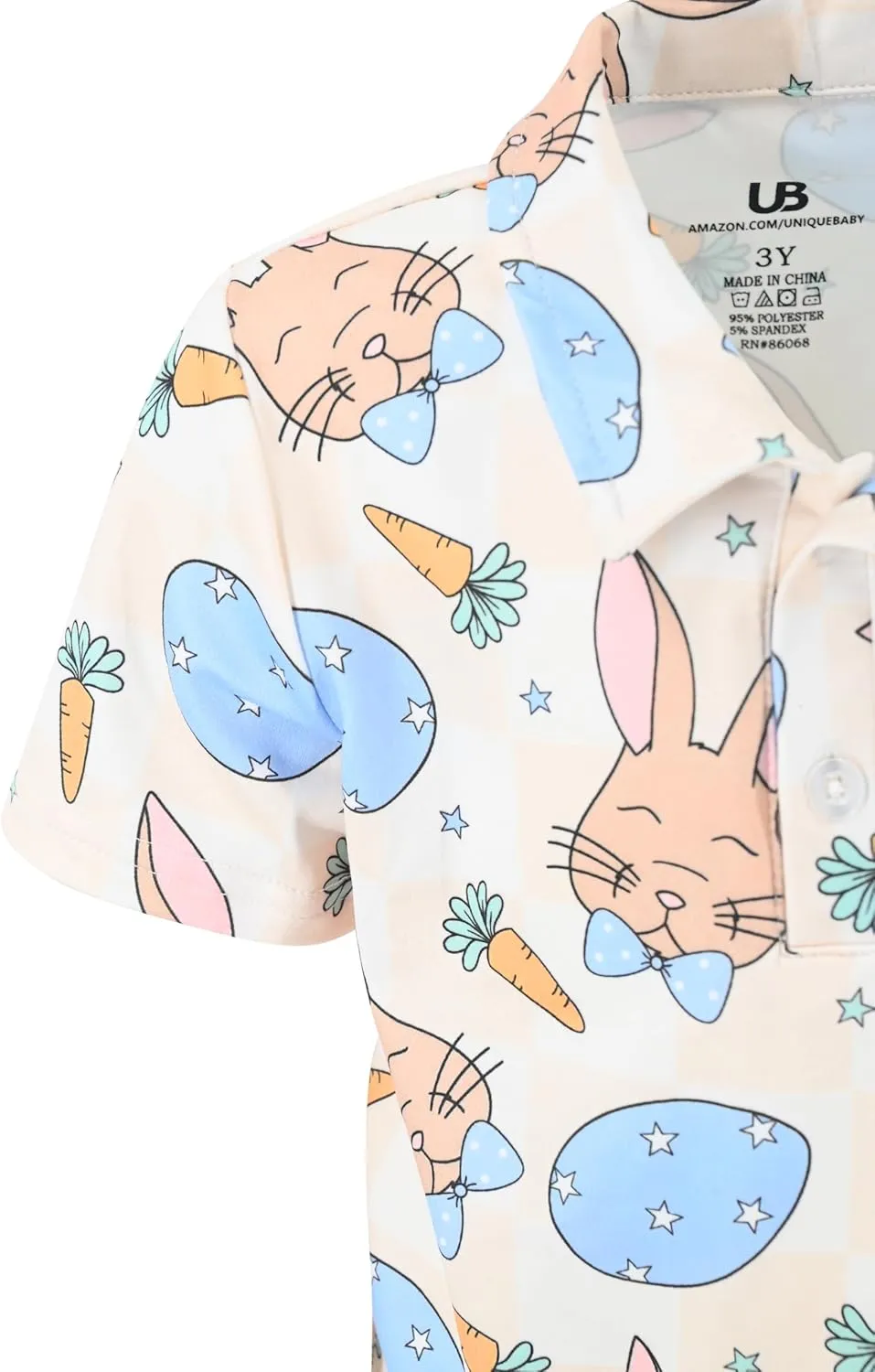 Unique Baby Short Sleeve Collared Boys Polo Shirt, Toddler Kids Polo Shirts