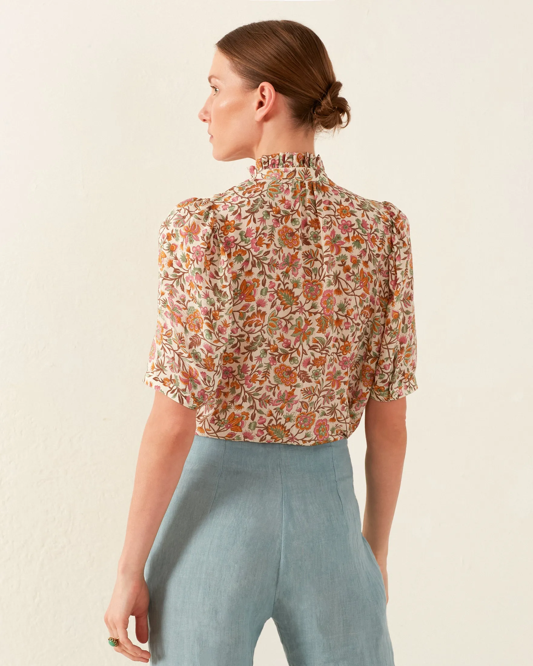Winn Garden Party Silk Shirt