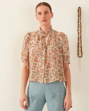 Winn Garden Party Silk Shirt