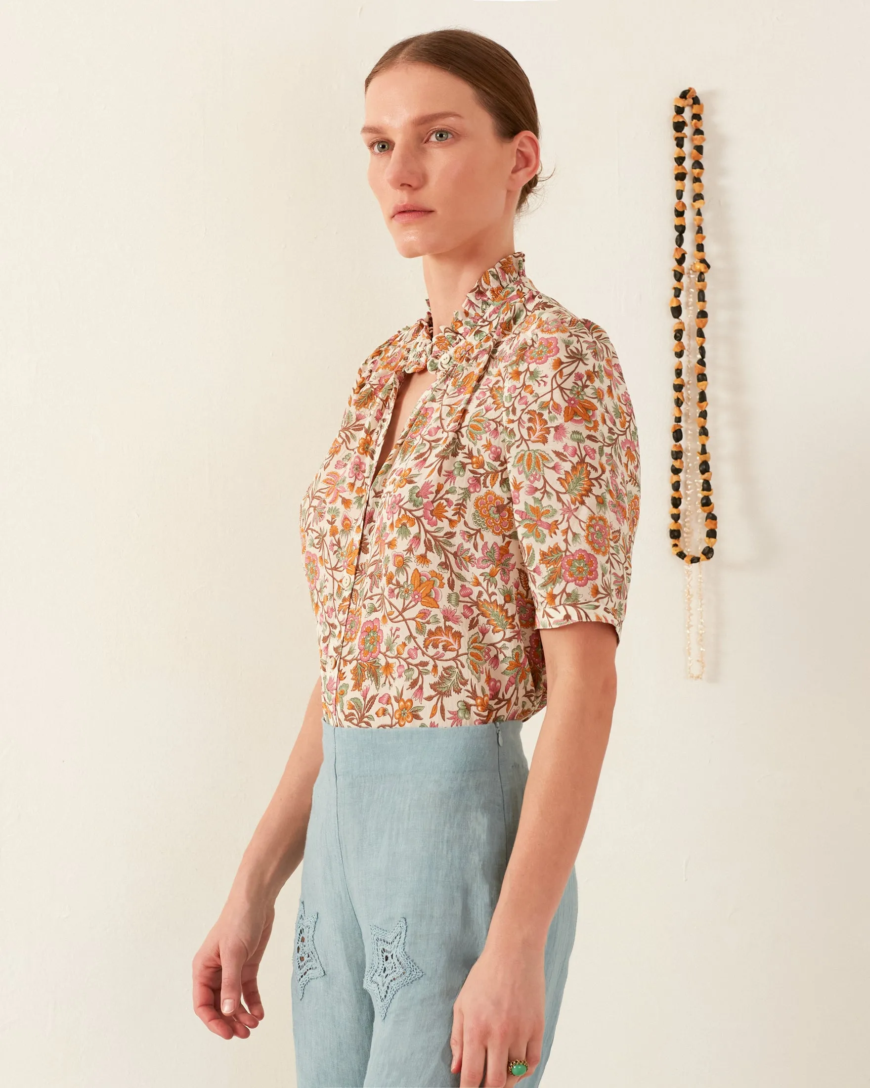 Winn Garden Party Silk Shirt