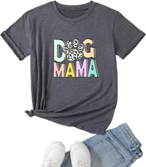 Women's Pet Lover Graphic T-Shirt Soft Casual Shirt for Pet Owners