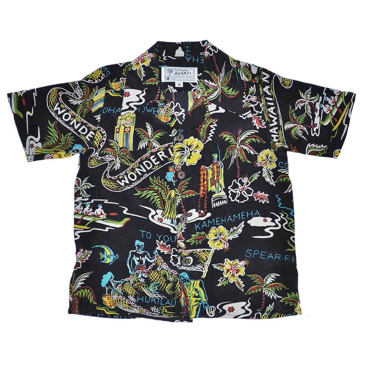 Wonderland (Boy's Shirt) - Black